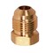 Everflow 1/2" Flare Plug Pipe Fitting; Brass F39-12 - alternate 1